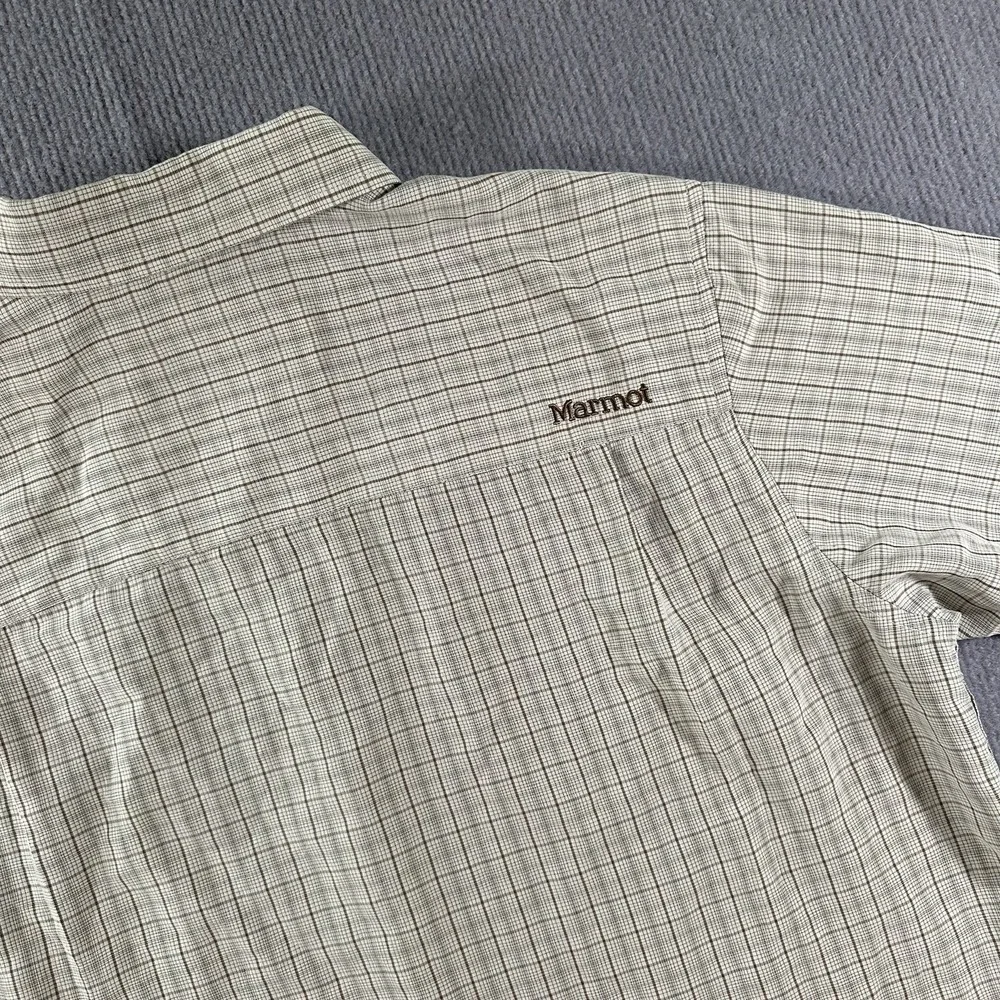 Marmot for‎ Life Button Up Front Short Sleeve Casual Shirt Mens Medium M - Picture 5 of 8